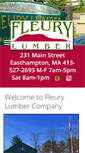 Mobile Screenshot of fleurylumber.com
